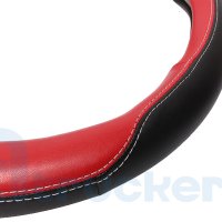 Potah volant 44-46 cm BIG červený hladký